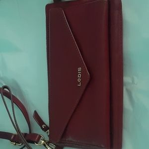 Lodis leather crossbody/wristlet NWOT